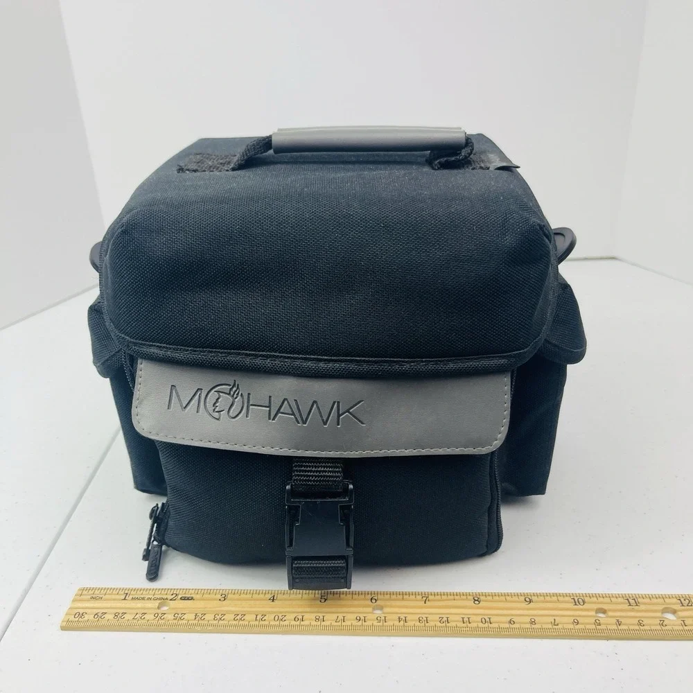 Mohawk Camera Bag‎ with Adjustable Shoulder Strap Black Gray 4 Pocket 10x8